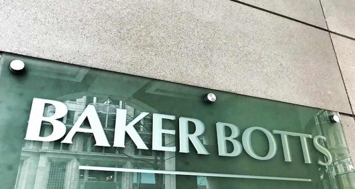 Baker Botts sign