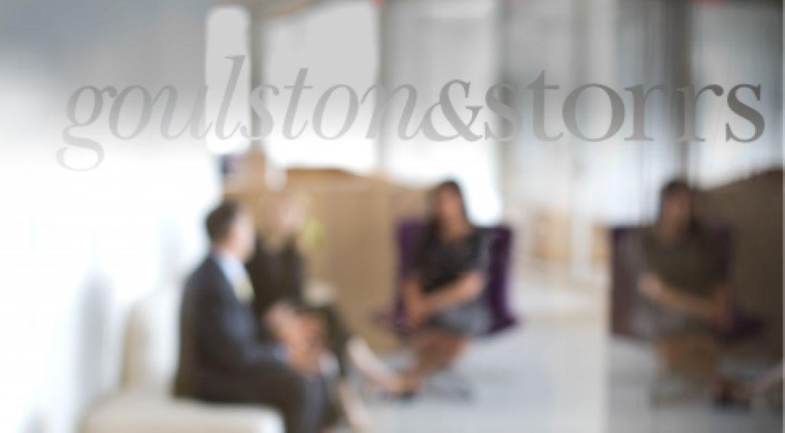 goulston storrs sign