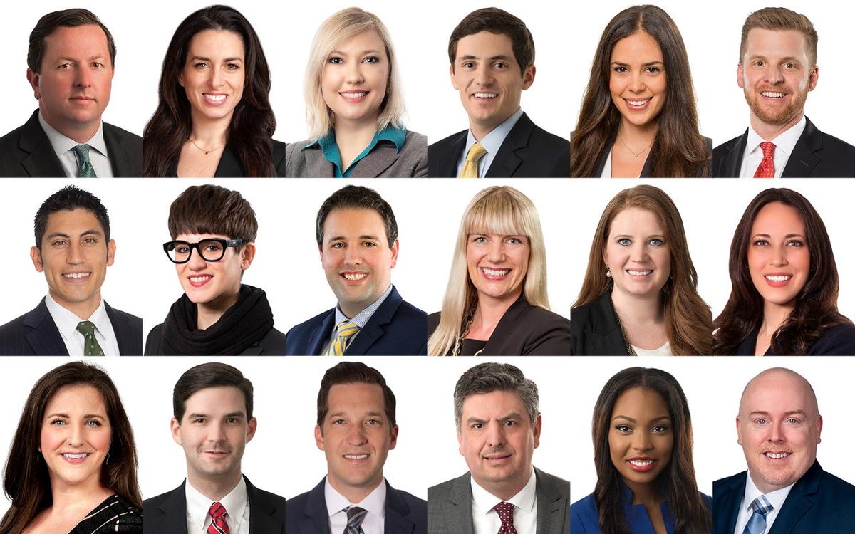 composite image of employee headshots